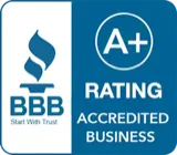 BBB accredited A plus rating