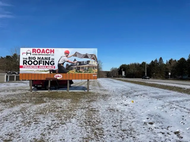 Roach Home Improvement roadside billboard